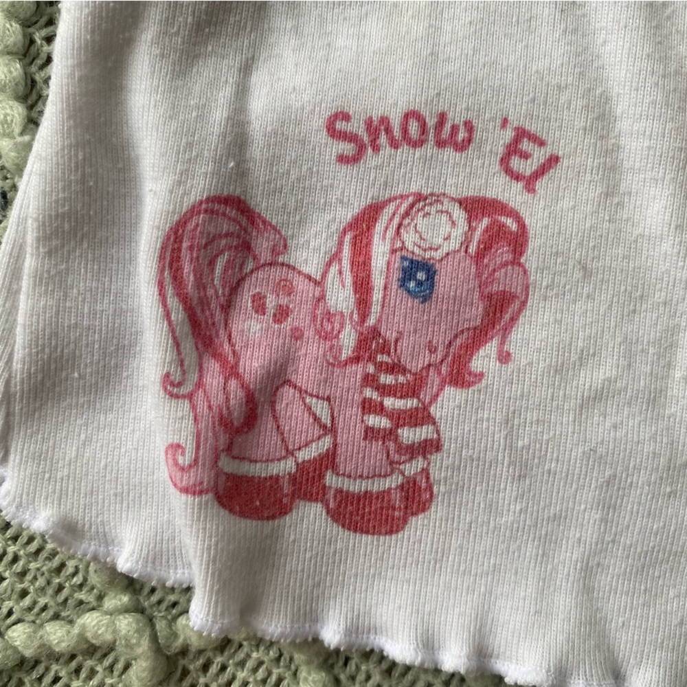 Vintage My Little Pony Size small white long sleeve Tshirt - Picture 3 of 10